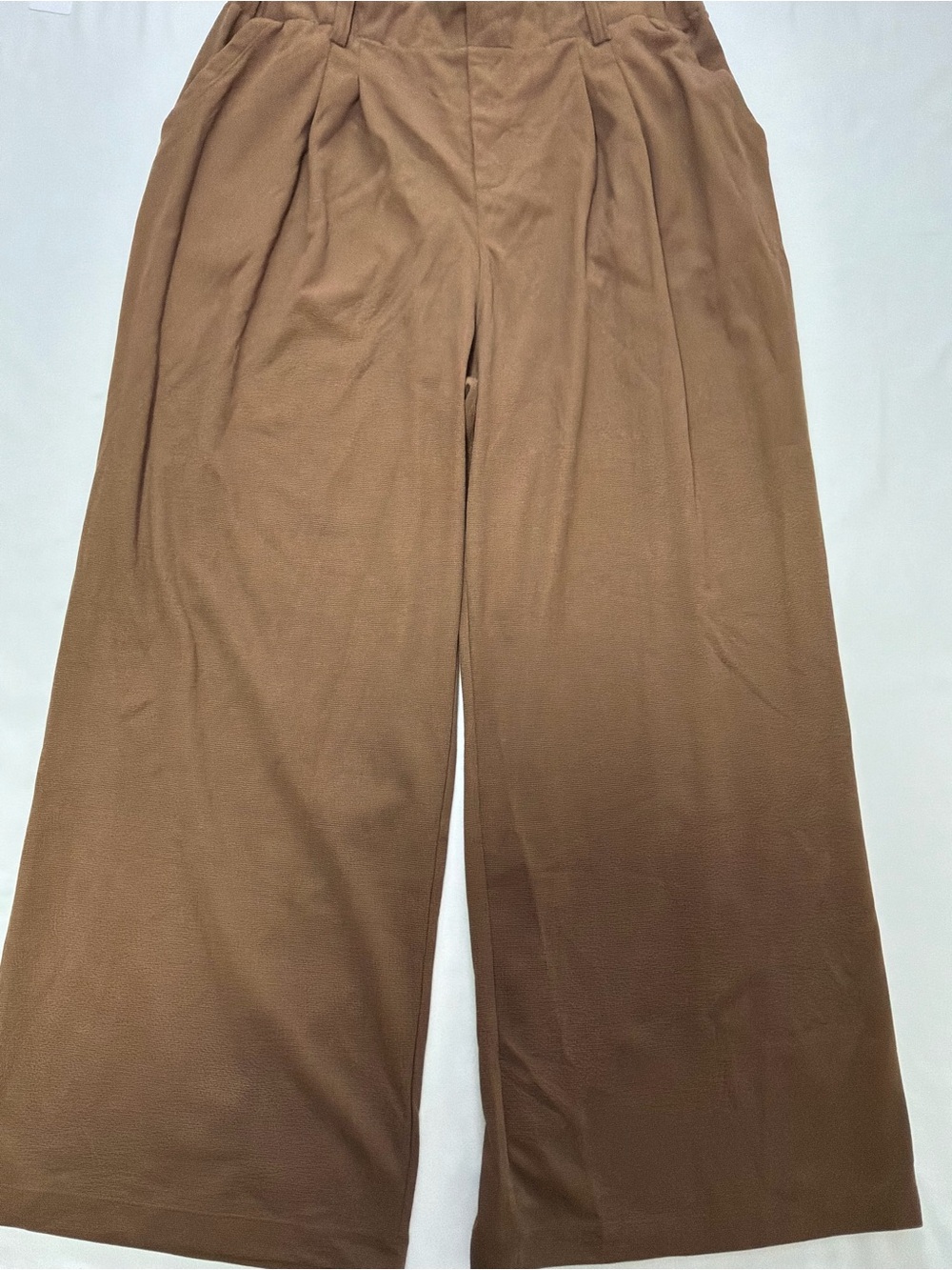 HALARA Brown Wide-Leg Chinos